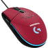 University of Arkansas-Fayetteville Razorbacks Red Logo G203 Prodigy RGB Wired Gaming Mouse Skin